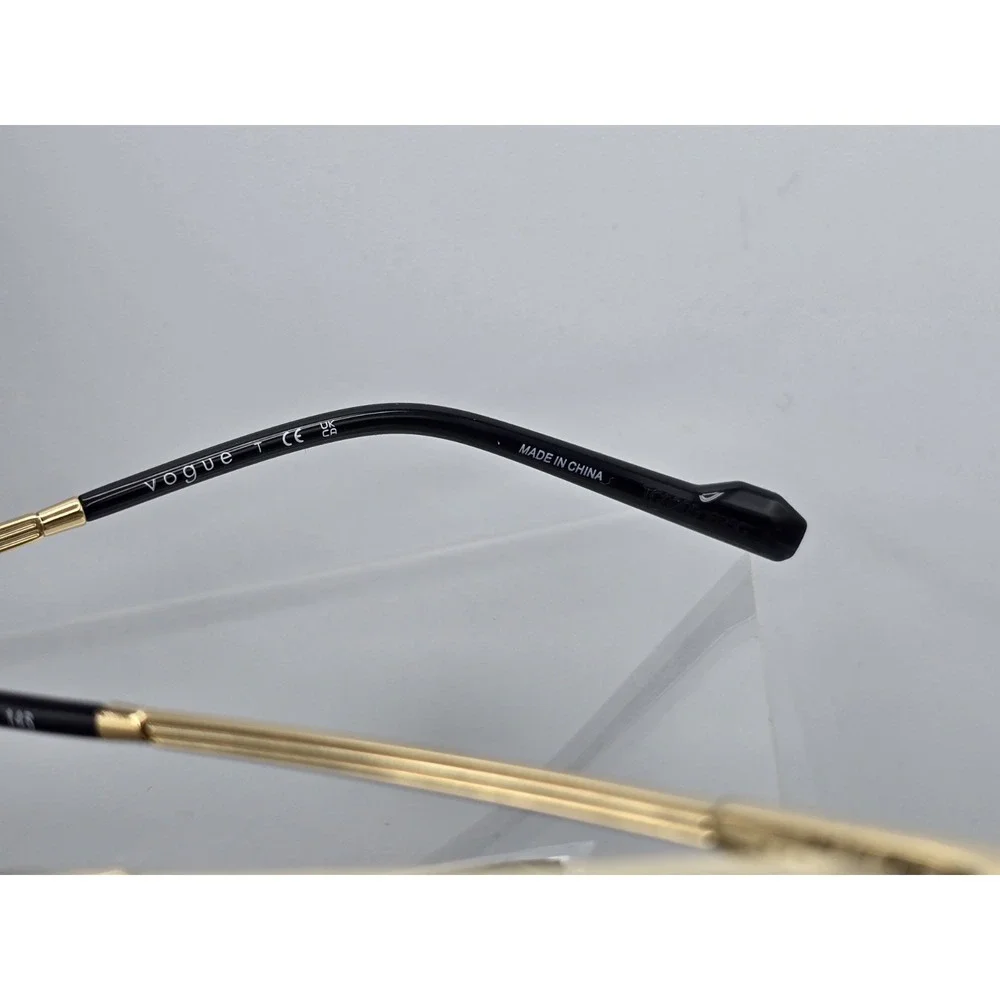 Brand New With Tags Vogue Eyewear VO4310 Glasses‎ Frames Shinny Gold And Black